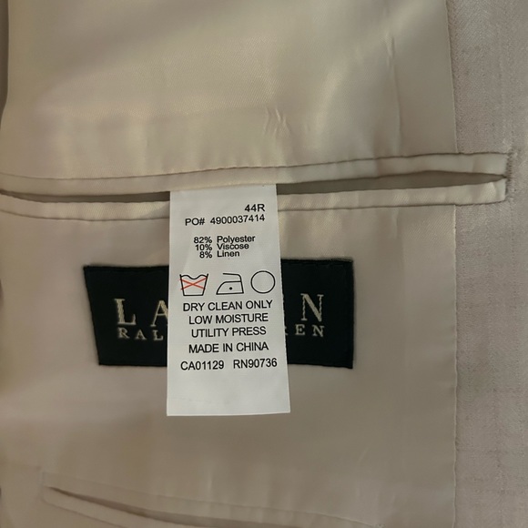 Oversized Ralph Lauren linen blend blazer - Picture 4 of 5